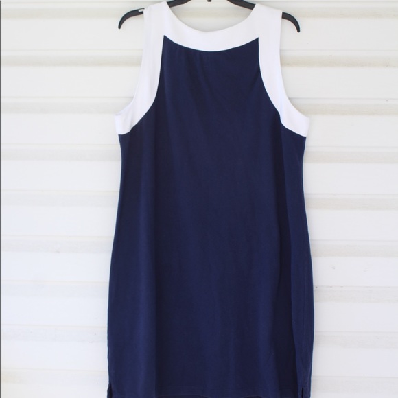 Izod XL navy and white dress - Picture 2 of 2